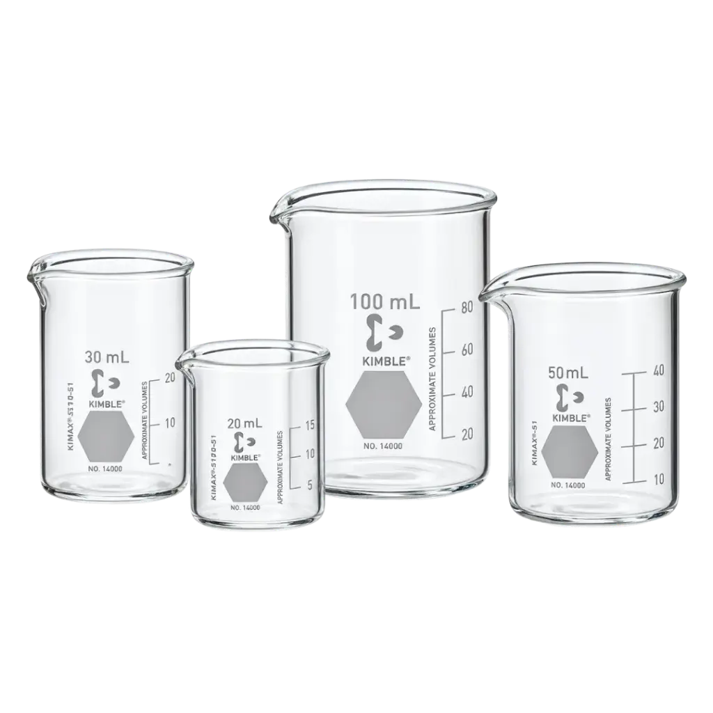 VASO DE PRECIPITADO GRIFFIN, 4 LITROS, FORMA BAJA, GRADUADO, KIMAX