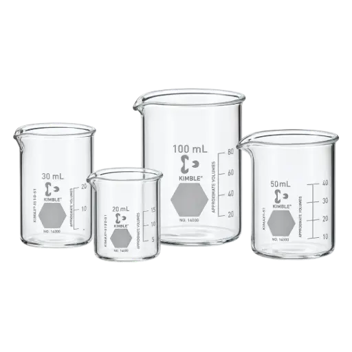 [DIM14000-30] VASO DE PRECIPITADO GRIFFIN, 30 ML, FORMA BAJA, GRADUADO, KIMAX