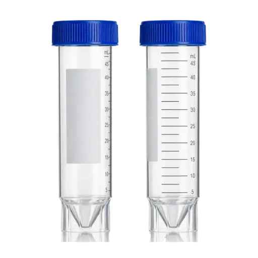 [DIM380240] TUBO PARA CENTRÍFUGA DE 50 ML, ESTÉRIL, DE PP C/TAPA ROSCA AZUL DE HDPE, GRADUADO, C/FALDA (SELF-STANDING), 25 PZAS, WHEATON